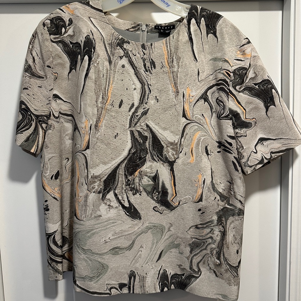 Theory 100% silk top, women’s size large.